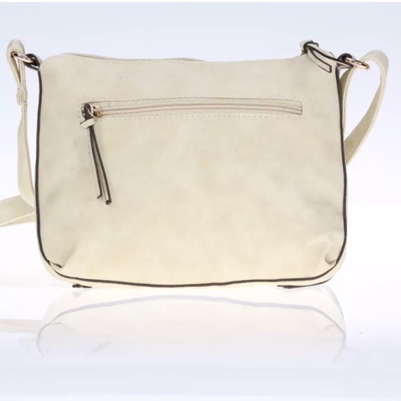 🆕 🌟LAST ONE🌟Sand cream rustic zip crossbody - Picture 3 of 4